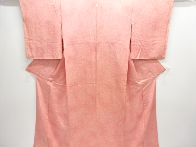 小花模様暈し一つ紋小紋着物